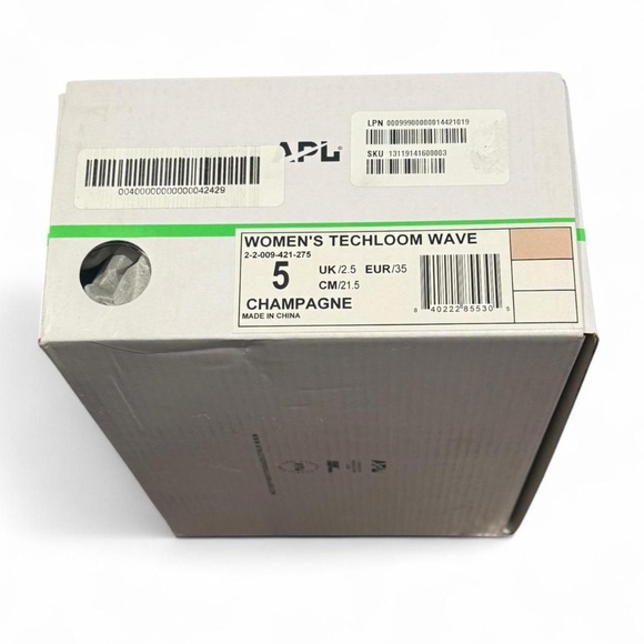 APL women’s techloom wave Size 5  Color champagne - Picture 5 of 5